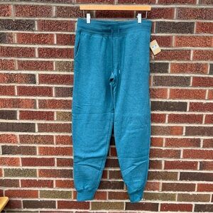 Reebok Marled Teal Blue Joggers Sweatpants